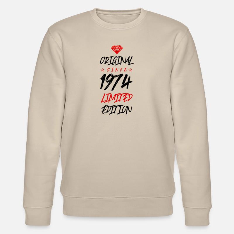 1974 Édition limitée - Sweat bio CHANGER Stanley/Stella Unisexe - beige