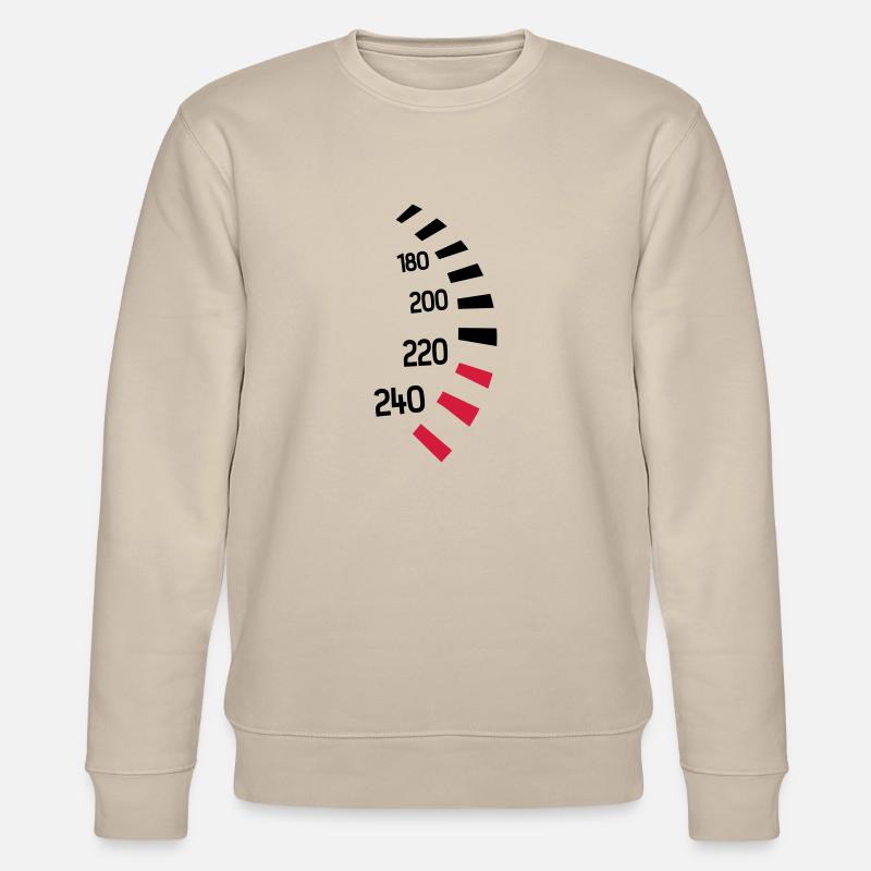 Tacho Geschwindigkeit - Stanley/Stella Unisex Bio-Sweatshirt CHANGER  - Beige