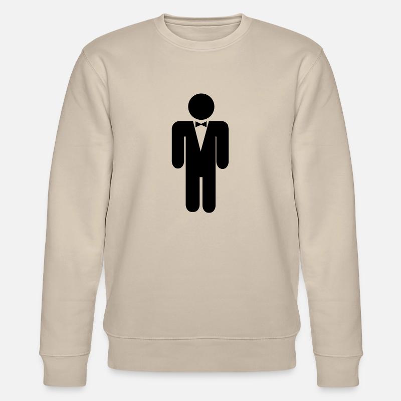 Bräutigam - Stanley/Stella Unisex Bio-Sweatshirt CHANGER  - Beige