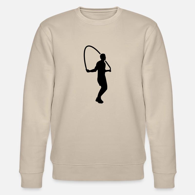 Seilspringen - Stanley/Stella Unisex Bio-Sweatshirt CHANGER - Beige