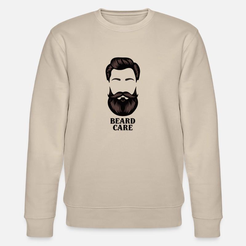 BARTPFLEGE - Stanley/Stella Unisex Bio-Sweatshirt CHANGER  - Beige