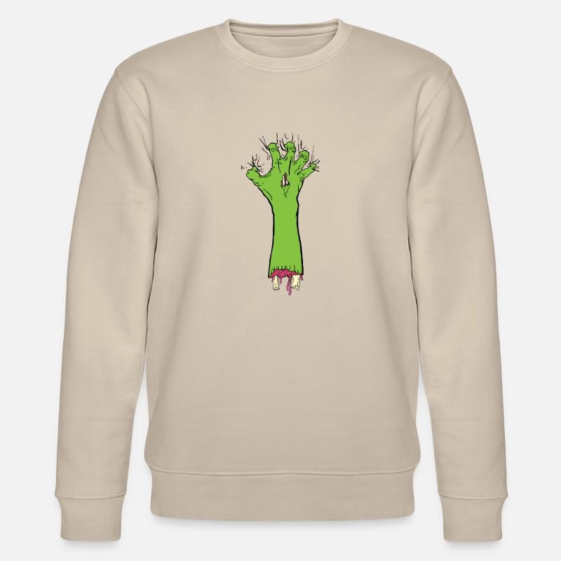 Zombie Greifer - Stanley/Stella Unisex Bio-Sweatshirt CHANGER  - Beige