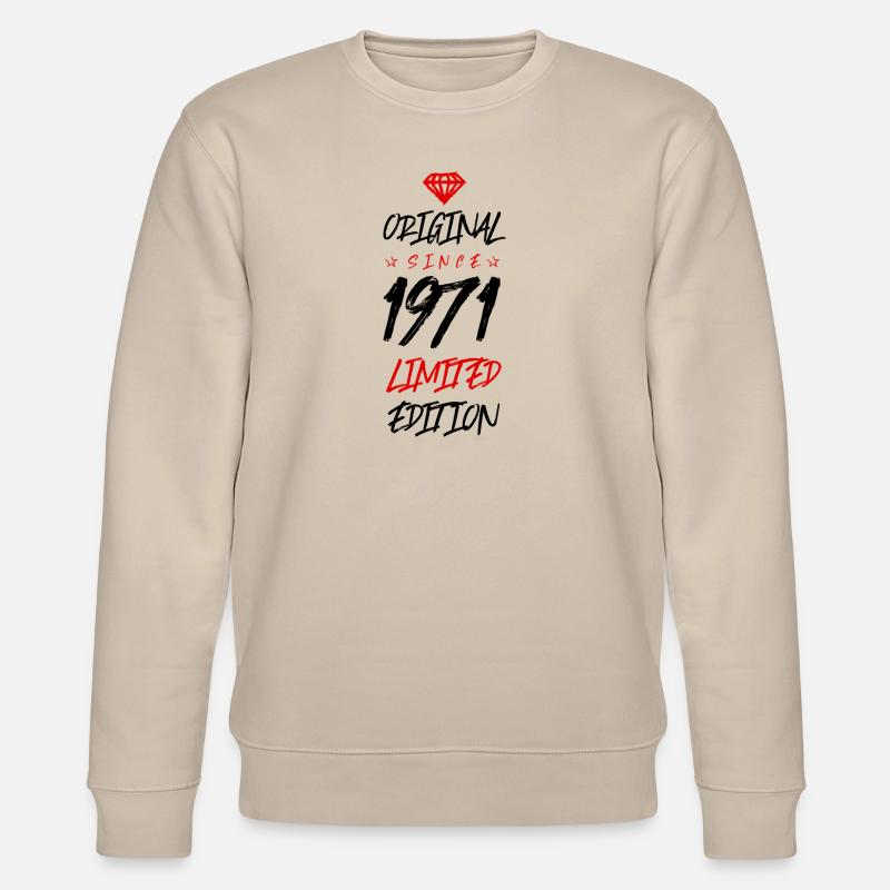 1971 Édition limitée - Sweat bio CHANGER Stanley/Stella Unisexe - beige