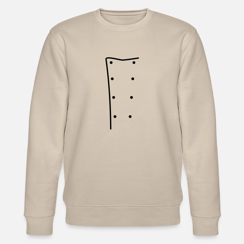 Veste de chef - Sweat bio CHANGER Stanley/Stella Unisexe - beige