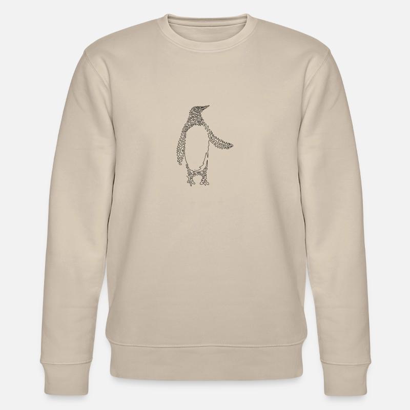 Mr. Pinguin - Stanley/Stella Unisex Bio-Sweatshirt CHANGER  - Beige