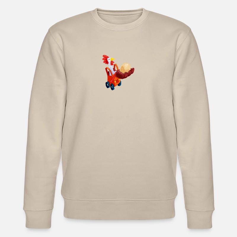 EierMobil - Stanley/Stella Unisex Bio-Sweatshirt CHANGER  - Beige