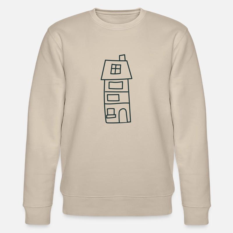 Une jolie grande maison irrégulière - Sweat bio CHANGER Stanley/Stella Unisexe - beige