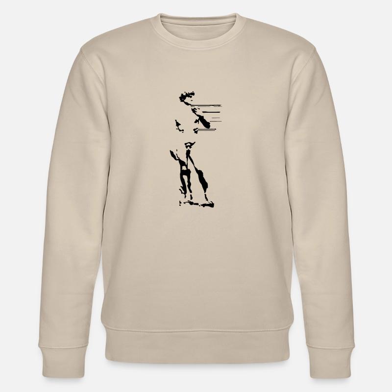 David - Stanley/Stella Unisex Bio-Sweatshirt CHANGER  - Beige