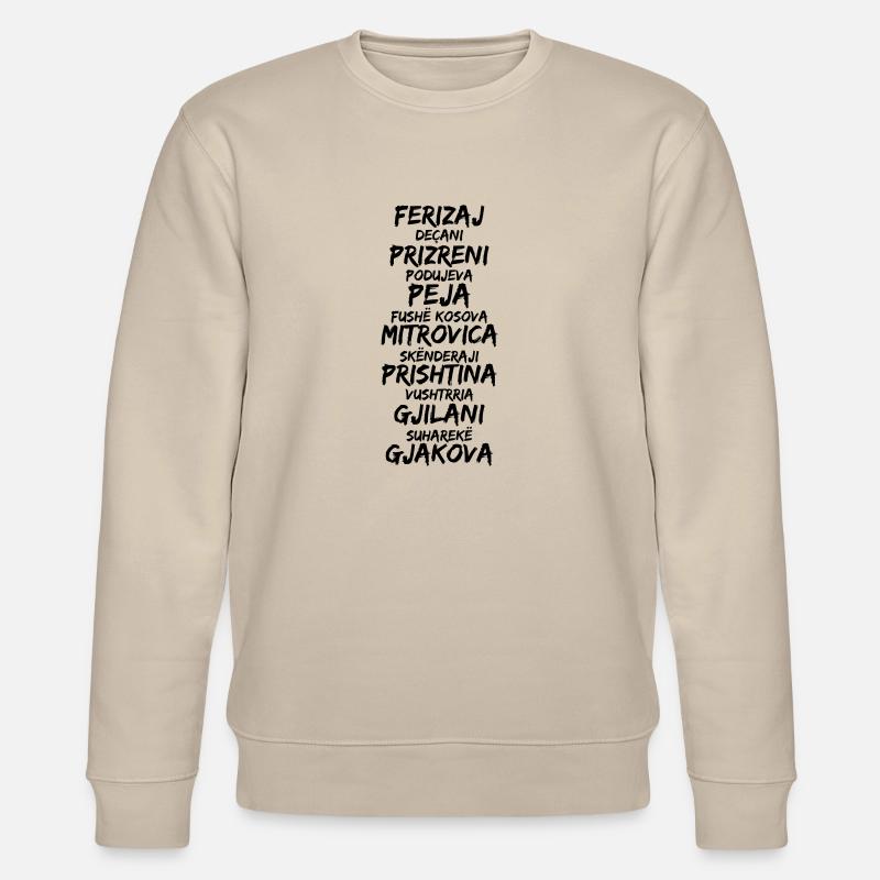 kosova_qytet_v1 - Stanley/Stella Unisex Bio-Sweatshirt CHANGER - Beige