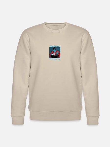 Theremin - Music is Magic - Stanley/Stella CHANGER Unisex Organic Sweatshirt - beige