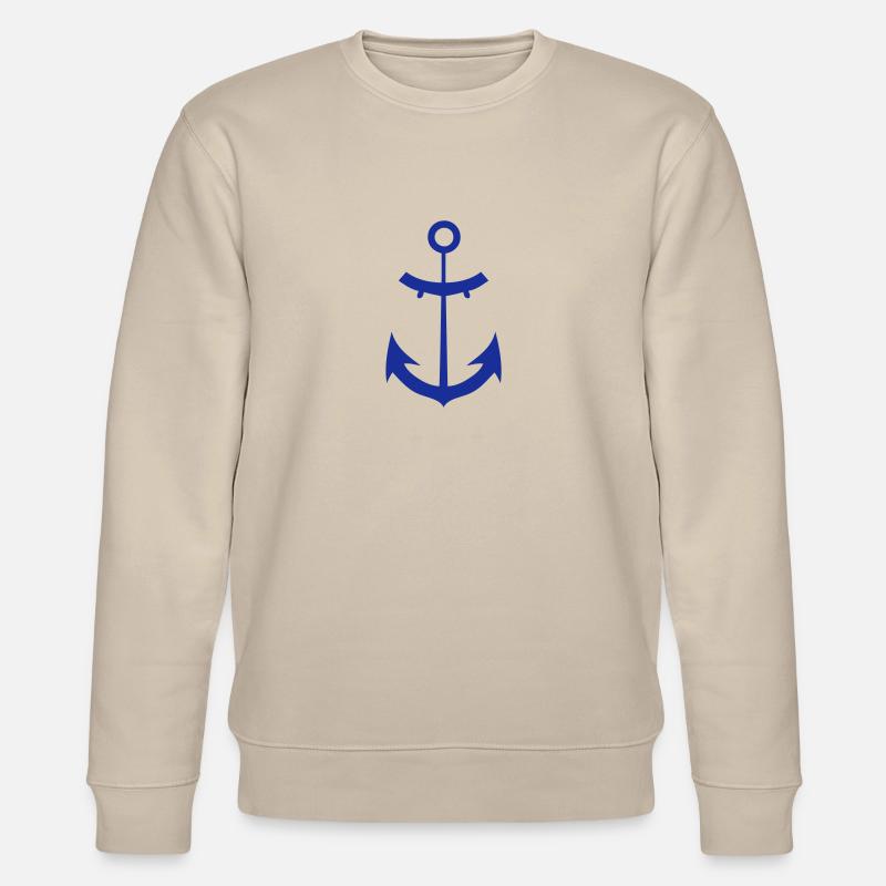 Marine Boot Anker Anker - Stanley/Stella Unisex Bio-Sweatshirt CHANGER  - Beige