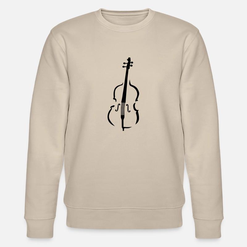Kontrabass - Stanley/Stella Unisex Bio-Sweatshirt CHANGER  - Beige
