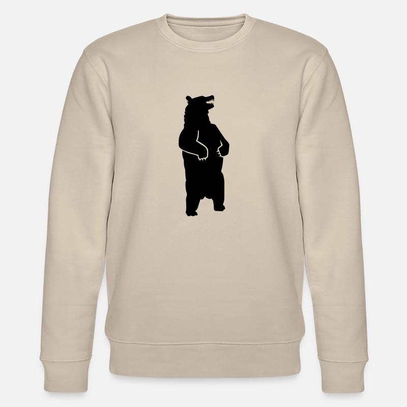 Bär - Stanley/Stella Unisex Bio-Sweatshirt CHANGER  - Beige