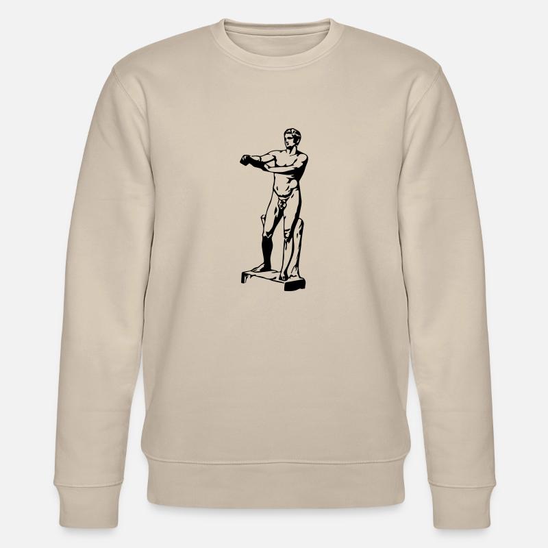 Adonis - Greek Statue - Stanley/Stella Unisex Bio-Sweatshirt CHANGER  - Beige