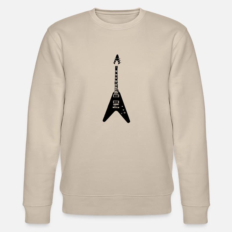 e-gitarre - Stanley/Stella Unisex Bio-Sweatshirt CHANGER  - Beige