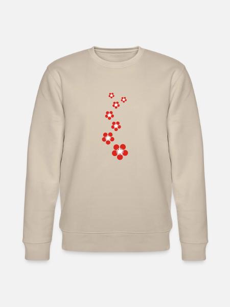 kirschblüten - Stanley/Stella Unisex Bio-Sweatshirt CHANGER  - Beige