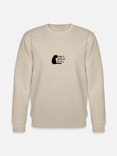 Cat - Stanley/Stella CHANGER Unisex Organic Sweatshirt - beige
