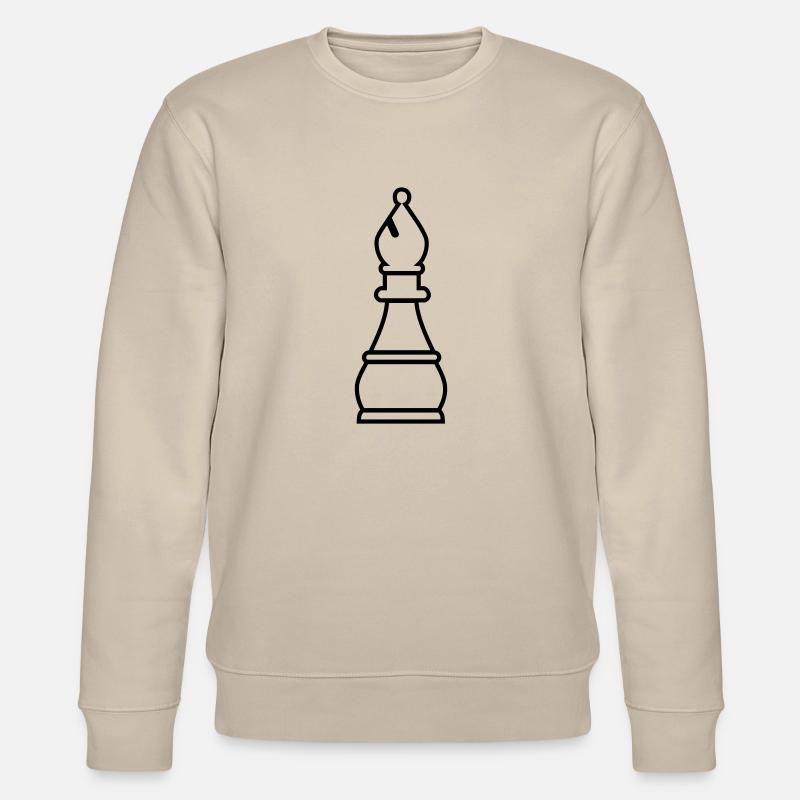 Schach Läufer - Stanley/Stella Unisex Bio-Sweatshirt CHANGER - Beige