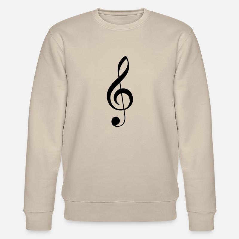 Clé de sol Clef - Sweat bio CHANGER Stanley/Stella Unisexe - beige