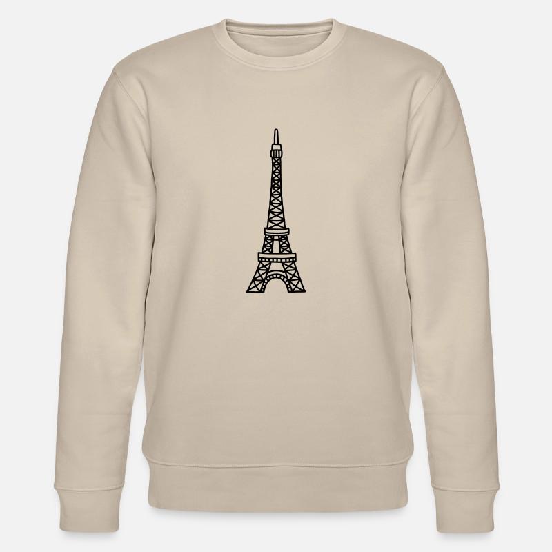 Tour Eiffel - Paris - Sweat bio CHANGER Stanley/Stella Unisexe - beige