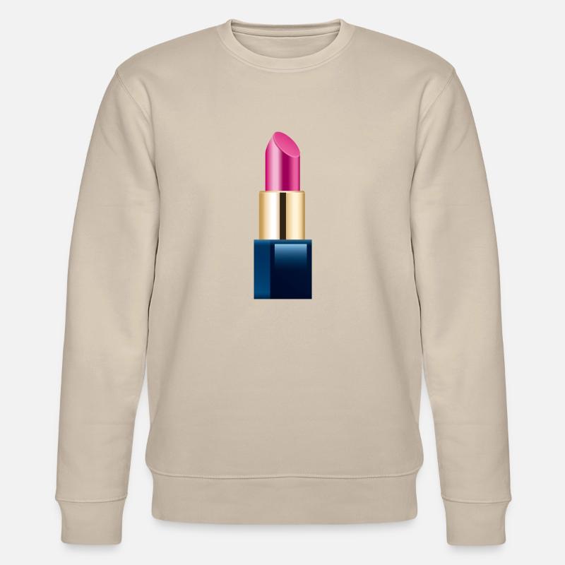 Smiley Lipstick - Stanley/Stella Unisex Bio-Sweatshirt CHANGER - Beige