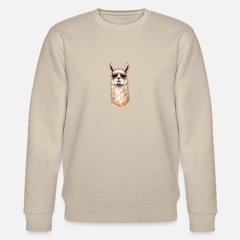 Cooles Alpaka - Stanley/Stella Unisex Bio-Sweatshirt CHANGER  - Beige