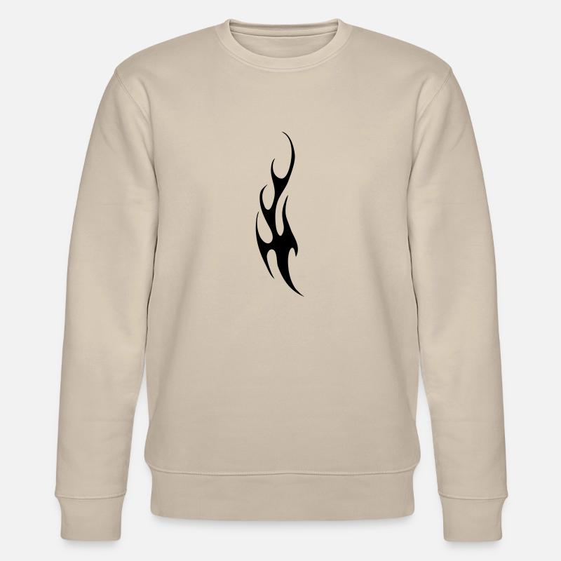 tribal flame - Stanley/Stella Unisex Bio-Sweatshirt CHANGER  - Beige
