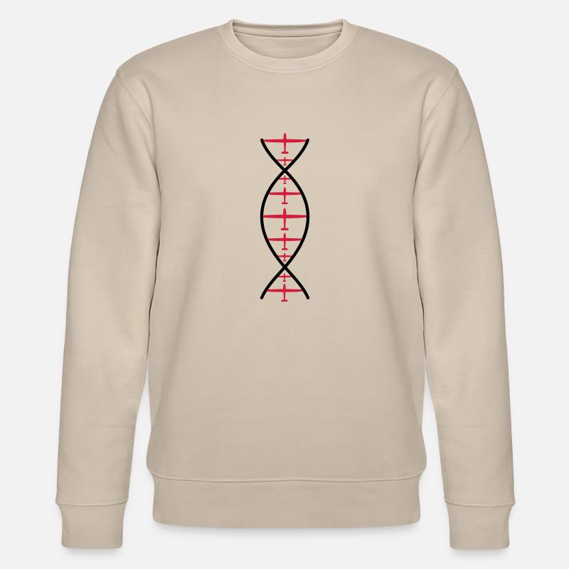 dna segelflieger glider - Stanley/Stella Unisex Bio-Sweatshirt CHANGER  - Beige