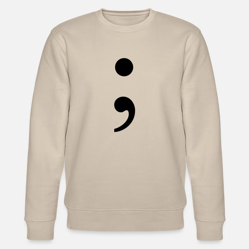 Point-virgule - Sweat bio CHANGER Stanley/Stella Unisexe - beige