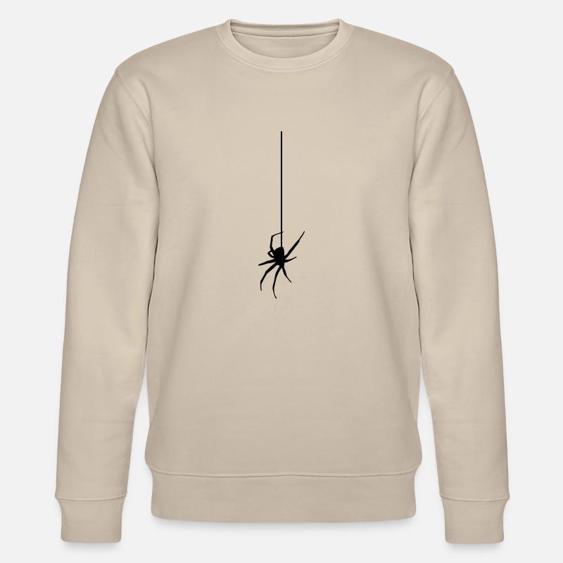 Spider on a thread - Stanley/Stella CHANGER Unisex Organic Sweatshirt - beige