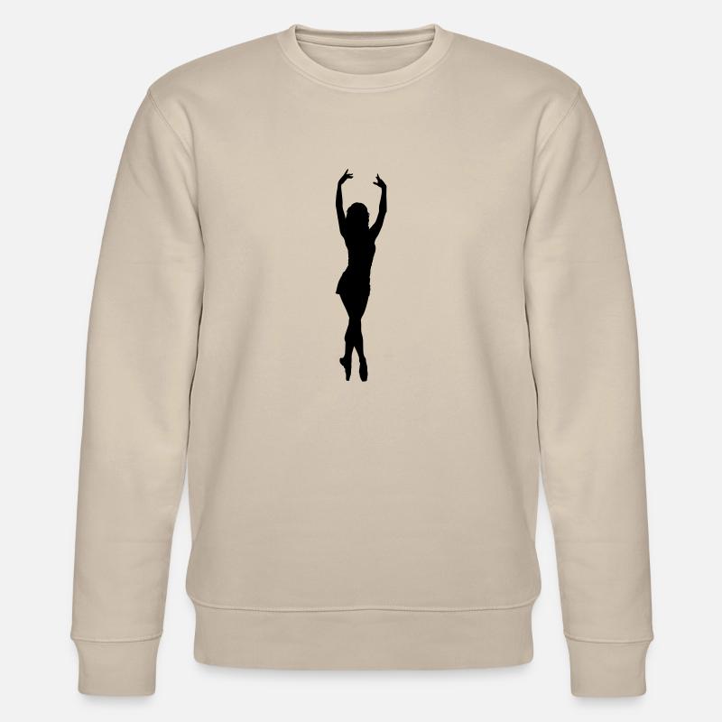 dance ballett - Stanley/Stella Unisex Bio-Sweatshirt CHANGER  - Beige
