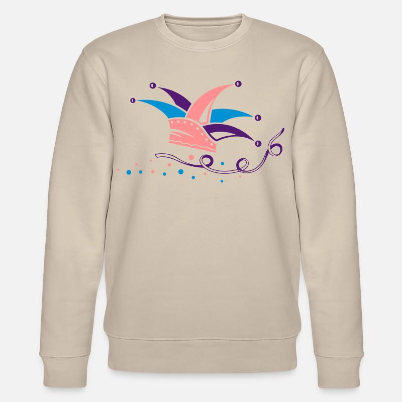 Fool’s Cap Fool’s Hat Carnaval Carnaval - Sweat bio CHANGER Stanley/Stella Unisexe - beige