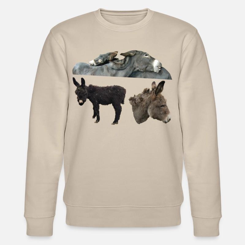 Esel - Stanley/Stella Unisex Bio-Sweatshirt CHANGER  - Beige