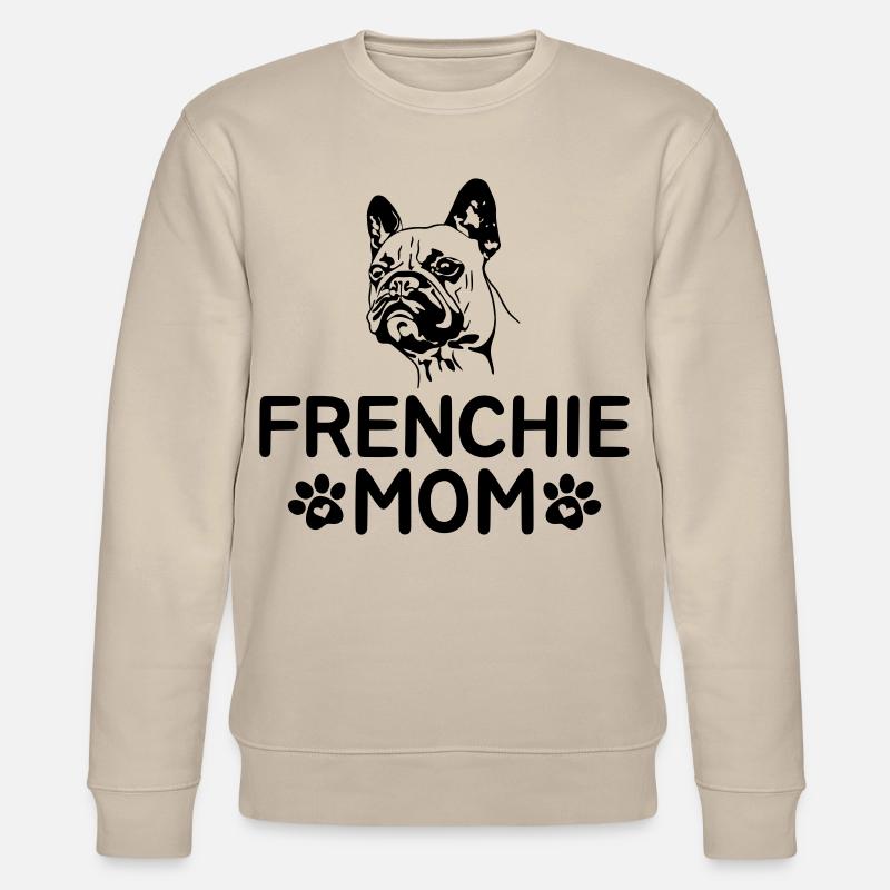 Frenchie Mom - Stanley/Stella Unisex Bio-Sweatshirt CHANGER  - Beige