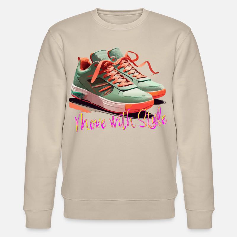 Move with Style Sneakers - Stanley/Stella Unisex Bio-Sweatshirt CHANGER  - Beige
