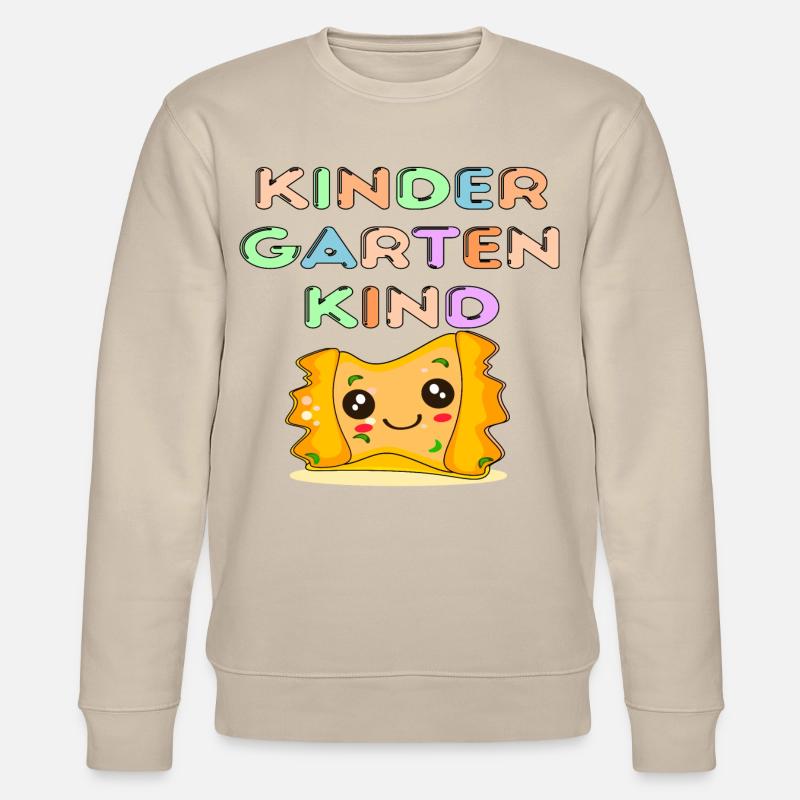 SCHWÄBISCHE MAULTASCHEN KINDERGARTENKIND - Stanley/Stella Unisex Bio-Sweatshirt CHANGER - Beige