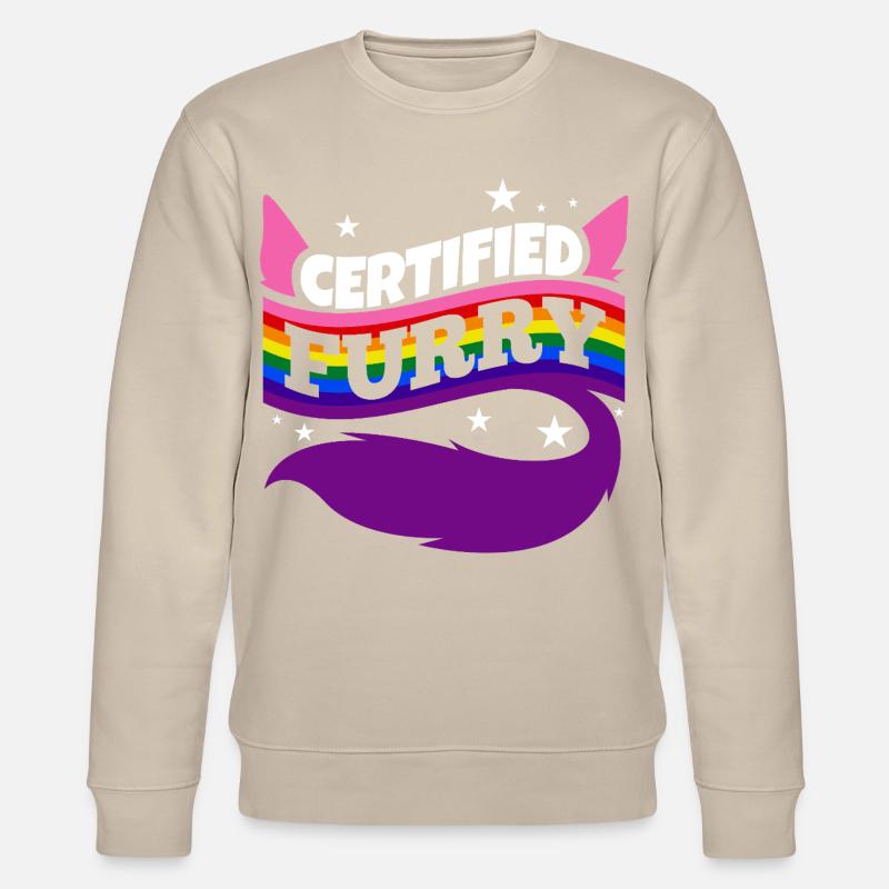 Fourrure certifiée - Sweat bio CHANGER Stanley/Stella Unisexe - beige