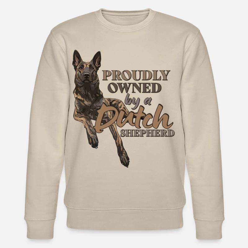 Dutch Shepherd – Dutchie - Stanley/Stella Unisex Bio-Sweatshirt CHANGER  - Beige