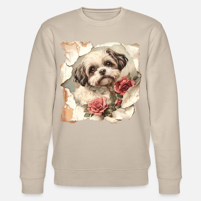 Shih Tzu - Stanley/Stella Unisex Bio-Sweatshirt CHANGER  - Beige