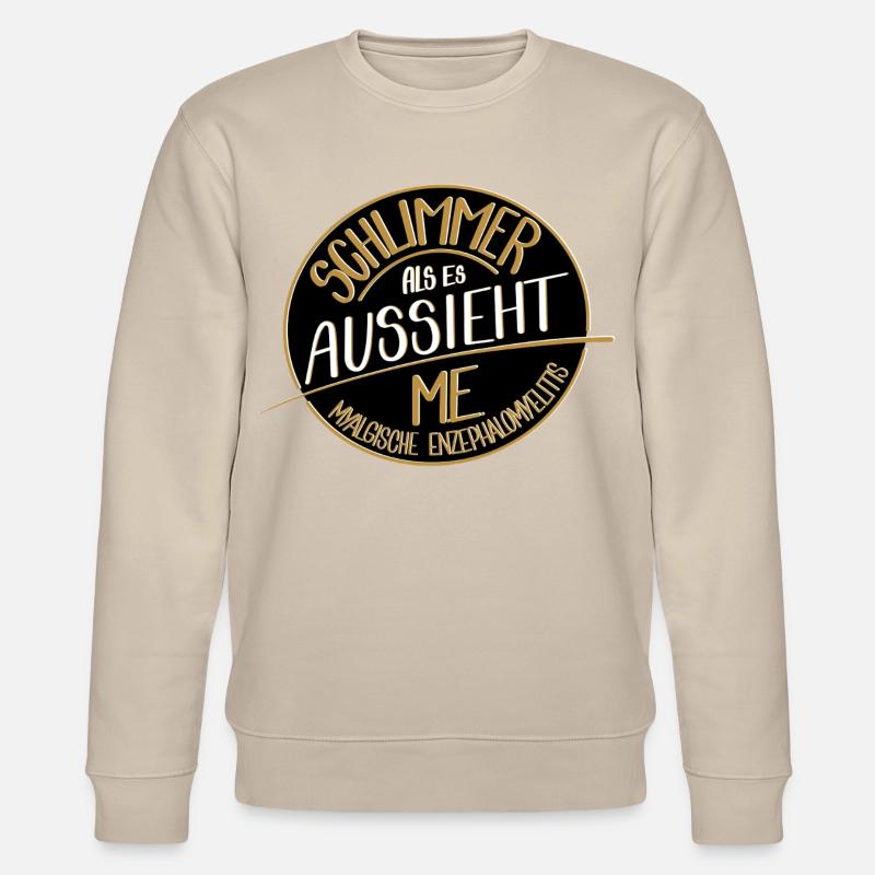 Schlimmer als es aussieht, ME  - Stanley/Stella Unisex Bio-Sweatshirt CHANGER  - Beige