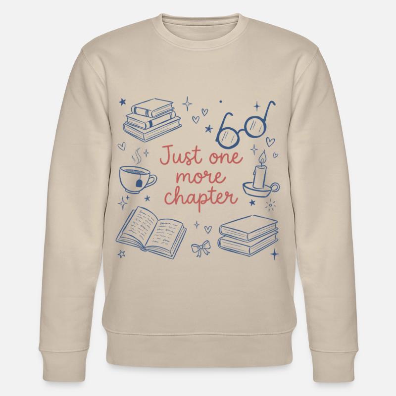 Nur noch ein Kapitel – Buchlesung - Stanley/Stella Unisex Bio-Sweatshirt CHANGER - Beige