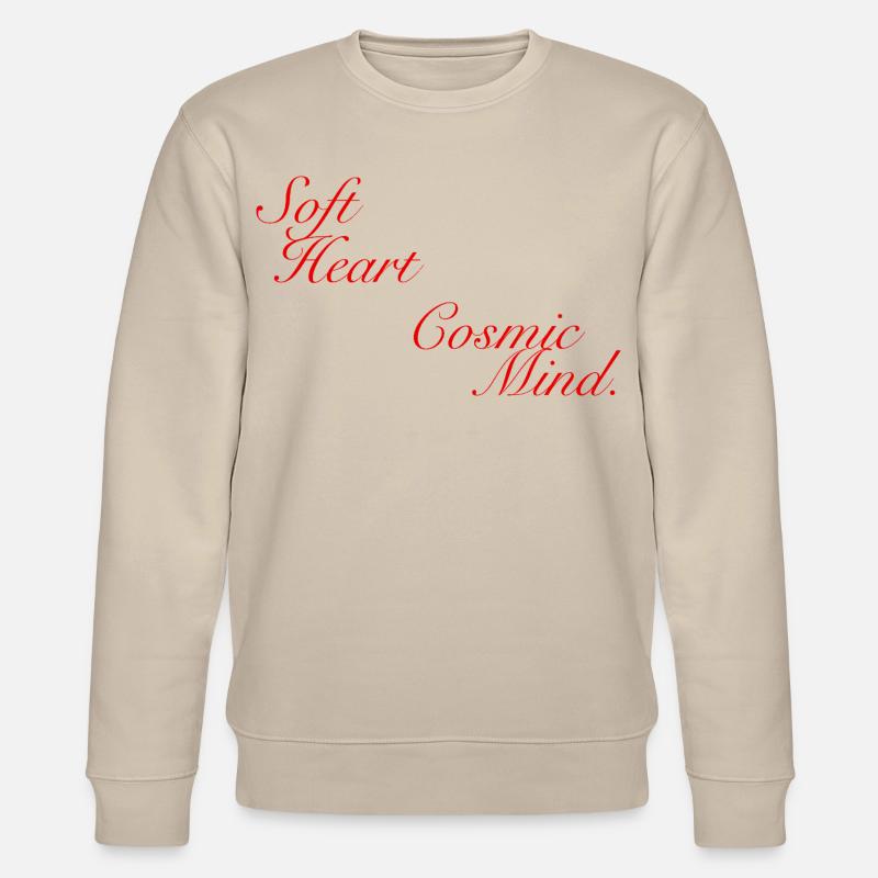 Soft Heart Cosmic Mind - Stanley/Stella Unisex Bio-Sweatshirt CHANGER - Beige