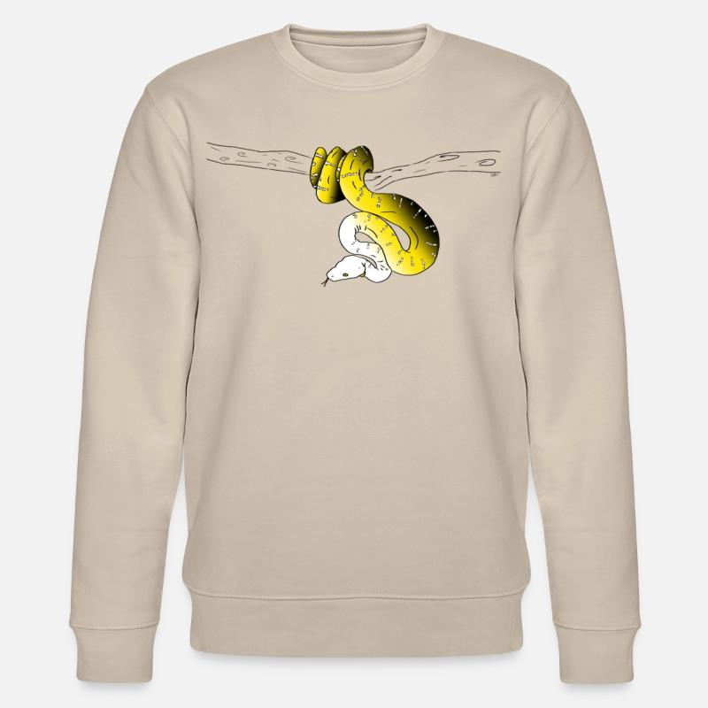 Serpent Jaune - Sweat bio CHANGER Stanley/Stella Unisexe - beige