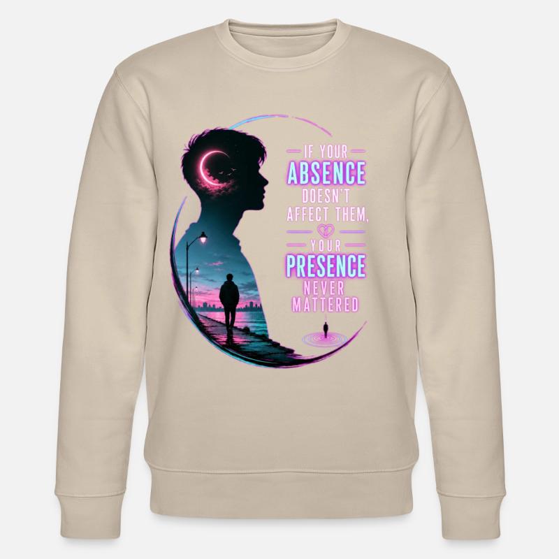 Absence Néon : Présence Élevée - Sweat bio CHANGER Stanley/Stella Unisexe - beige