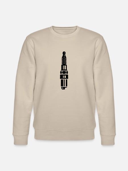 Zündkerze / spark plug (1c) - Stanley/Stella CHANGER Unisex Organic Sweatshirt - beige