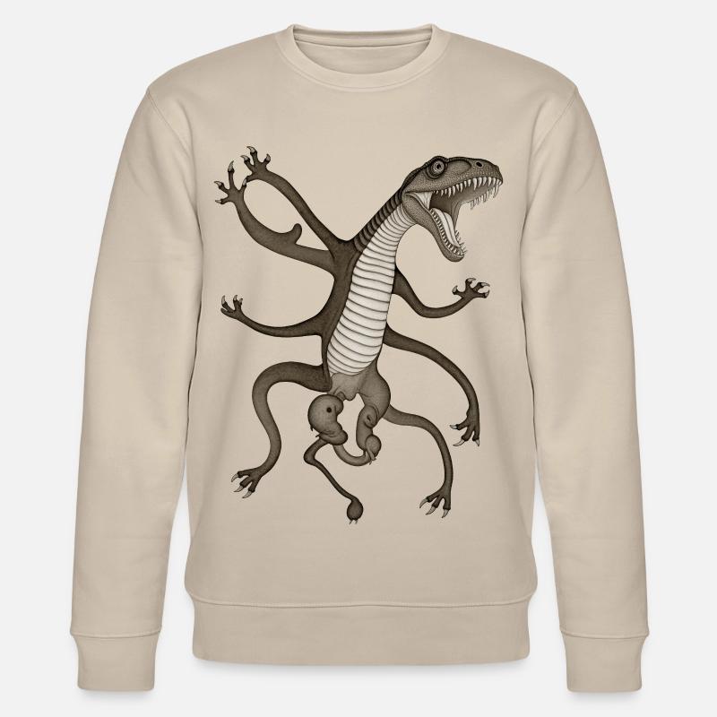 BUG #11 - dark hell - Stanley/Stella CHANGER Unisex Organic Sweatshirt - beige
