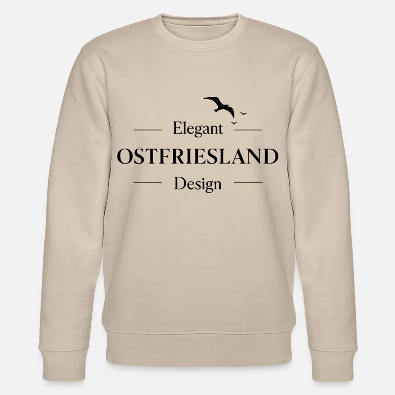 Ostfriesland - Stanley/Stella Unisex Bio-Sweatshirt CHANGER  - Beige