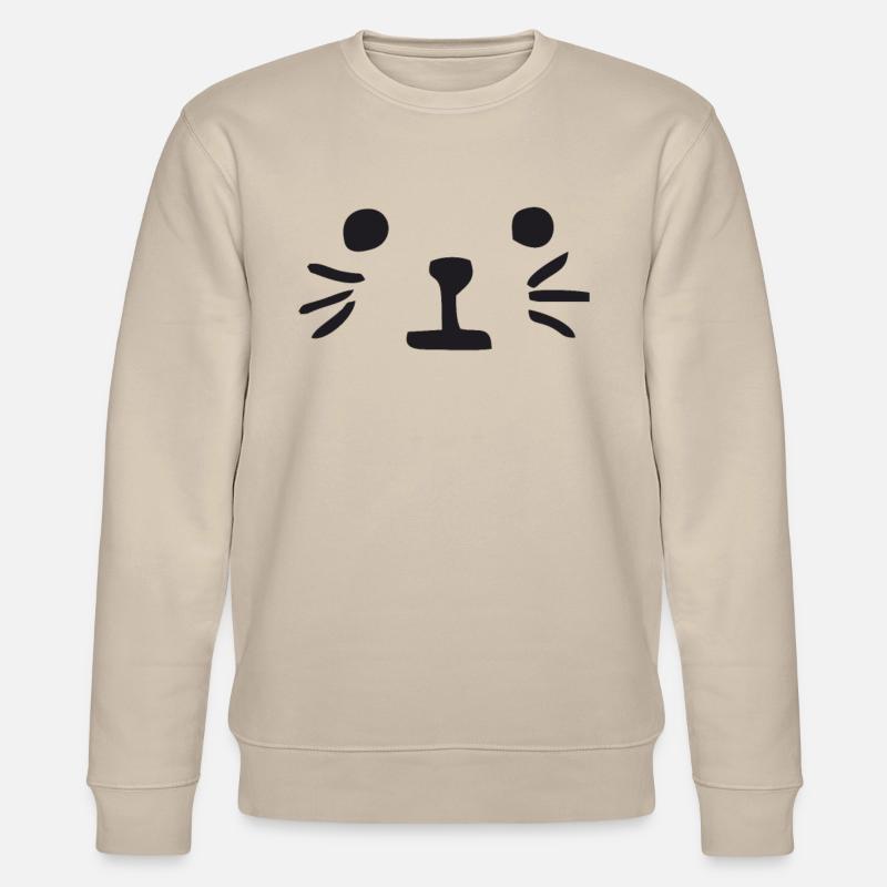 Chat - Sweat bio CHANGER Stanley/Stella Unisexe - beige