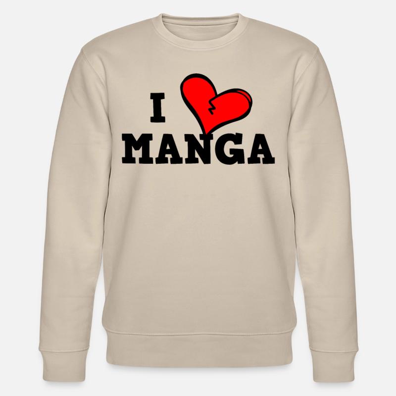 J’adore les mangas - Sweat bio CHANGER Stanley/Stella Unisexe - beige