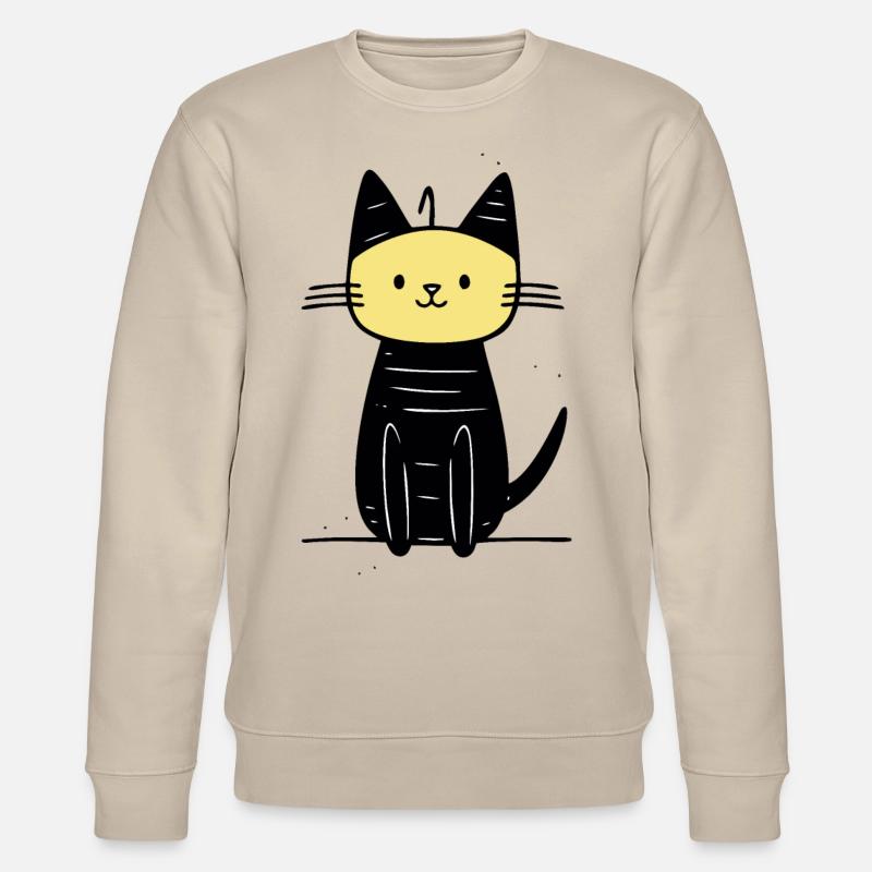 chat mignon - Sweat bio CHANGER Stanley/Stella Unisexe - beige